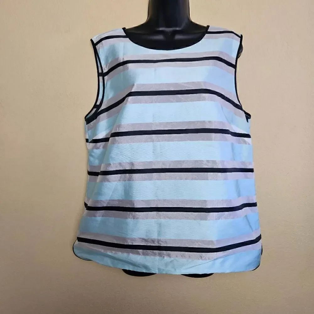 NWOT Halogen Striped Top
